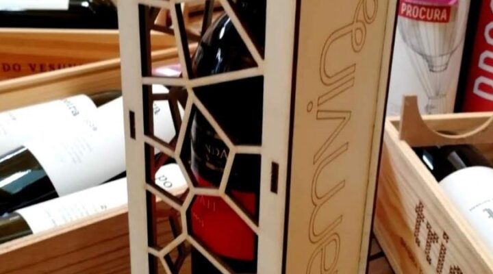 caixa vinho madeira